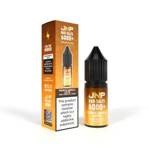 French Vanilla Latte Nic Salt E liquid by JNP Bar Salts 6000 10ml